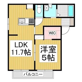 ポポラーレ A棟【1階】の間取り