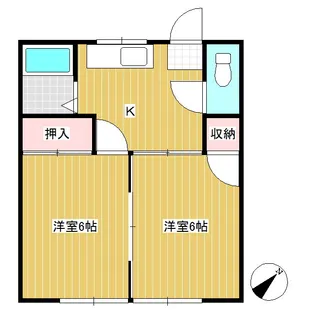 コーポ和光【2階】の間取り