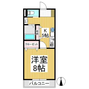 プレスティージュⅣ号館【1階】の間取り