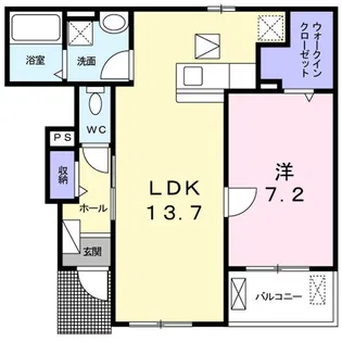 コージコート・5【1階】の間取り