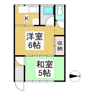 吉池アパート【1階】の間取り