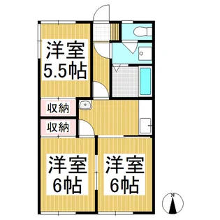 コーポファニー【2階】の間取り