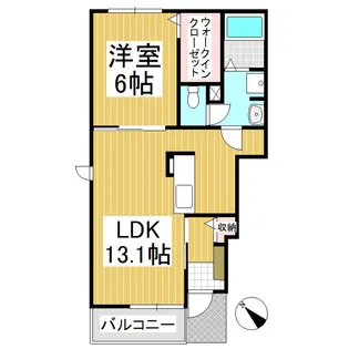エルヴィータS【1階】の間取り