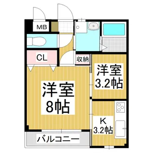 FLECHIR【1階】の間取り
