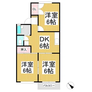 サンフラット【1階】の間取り