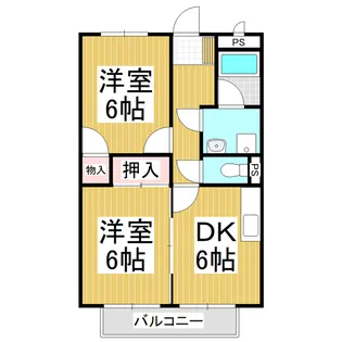 Surplus Twoアップル【1階】の間取り