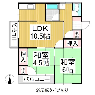 四ツ谷グリーンハイネス【2階】の間取り