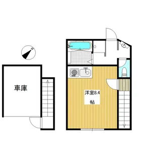 ヴィラフォレスタD【2階】の間取り
