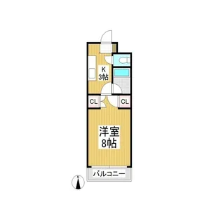 パークタウン小諸 B棟【1階】の間取り