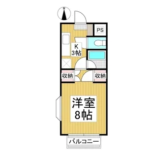 メゾンスマイル【2階】の間取り