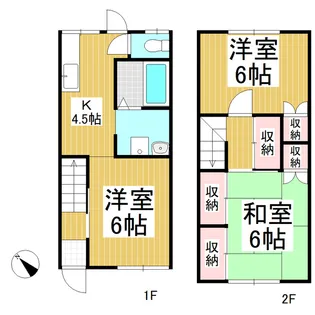 ピュアハイツくるみ【1階】の間取り