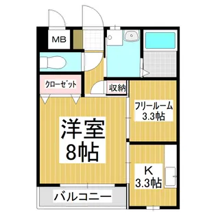 Toi et Moi【1階】の間取り