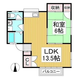 フォーブル和田【2階】の間取り