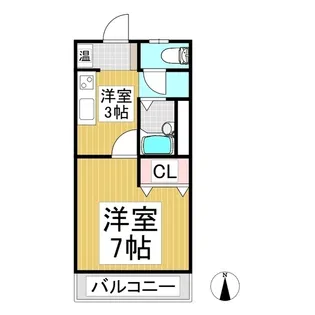 リーアルKMC【3階】の間取り