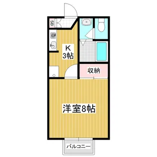 エトワール高山【2階】の間取り