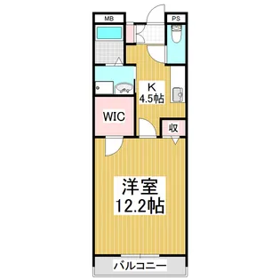 Monte Hut【1階】の間取り