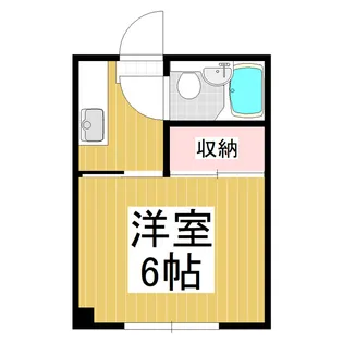 ブルーハイツ滝沢【2階】の間取り