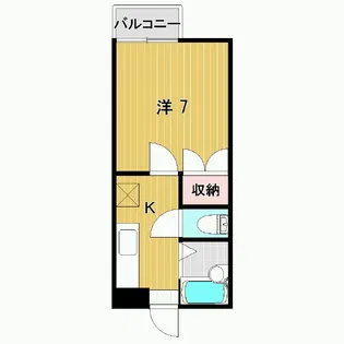 キャピタルオシダ【2階】の間取り