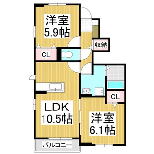 Danka CoCo【1階】の間取り