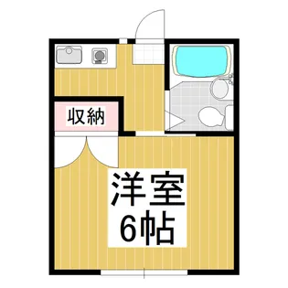 マンションエレガンス【1階】の間取り