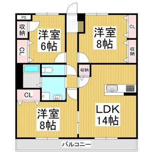 View Crest【3階】の間取り