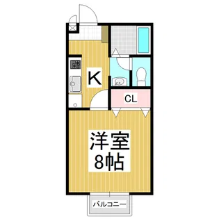 サニーコート村井【1階】の間取り