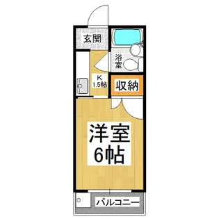 千代田ハイツ【3階】の間取り
