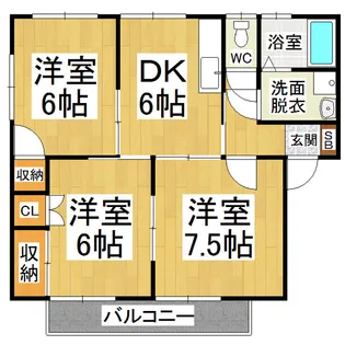 レジデンス葦【202号室】の間取り