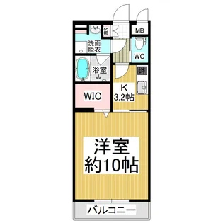 コンフォーティアあさま【1階】の間取り