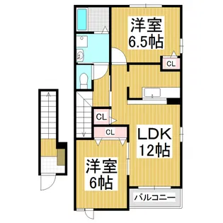 メゾン・グラース【2階】の間取り
