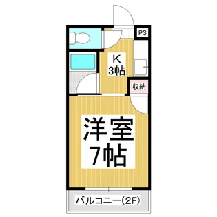 ブライトン ササヒラ【2階】の間取り