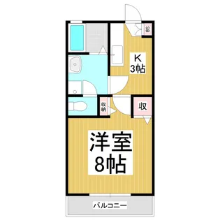 ディアスすすき野B棟【1階】の間取り