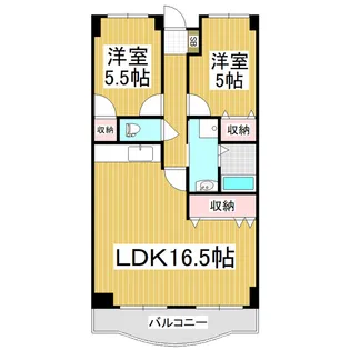 ラトゥールTOWA【3階】の間取り