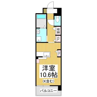 深志M.Oマンション【4階】の間取り