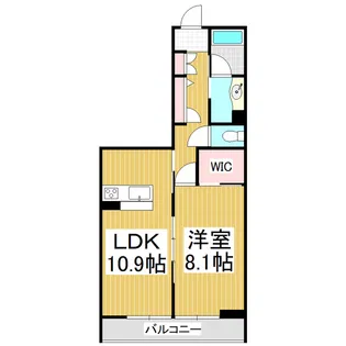 シャーメゾンステージ井川城【1階】の間取り