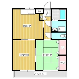 シャルマンハイツマルト【3階】の間取り
