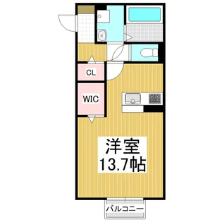ラ・ヴィータ【1階】の間取り