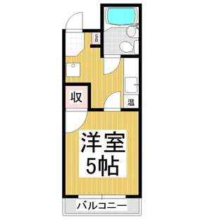 北深志ハイツⅡ【1階】の間取り