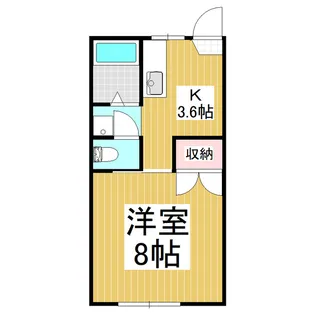 フォーブルK&K【2階】の間取り