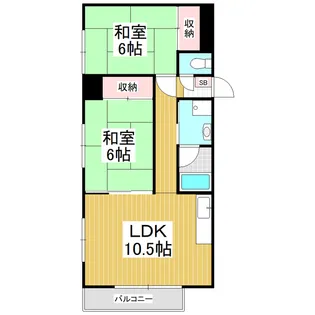 パビヨン72【5階】の間取り