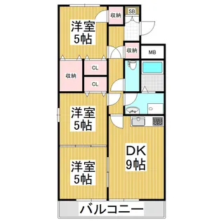ヘスティア穂高一番館【3階】の間取り