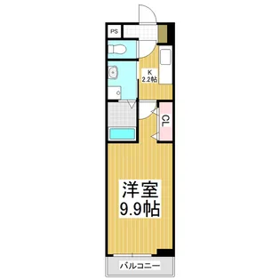 ル・リアン【2階】の間取り
