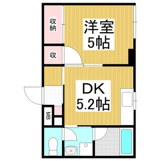 まなまゆビル【3階】の間取り