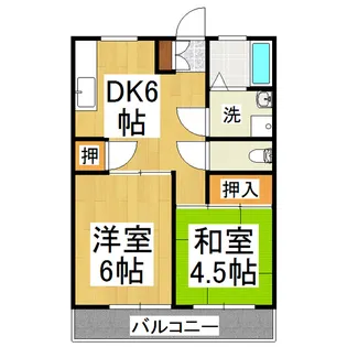 パルつかさ【2階】の間取り
