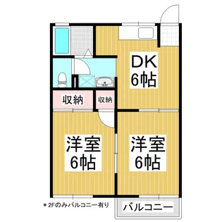 フレグランス藤原 L【1階】の間取り