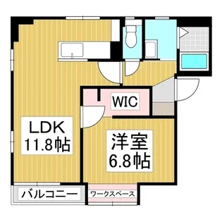 メゾンAOKI【1階】の間取り