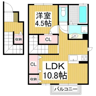 Laule'a(ラウレア)【2階】の間取り