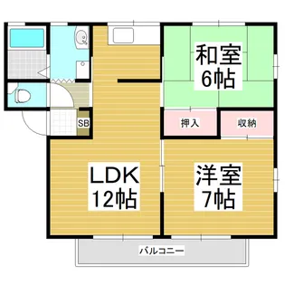 フレグランスキャピタル【2階】の間取り