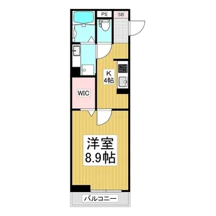 アーバンクレスト桐【2階】の間取り