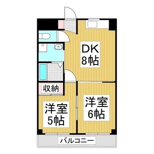 アーク松本レジデンス【4階】の間取り